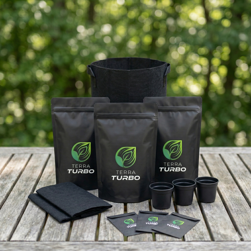 TerraTurbo Grow Set – 3 Pflanzen